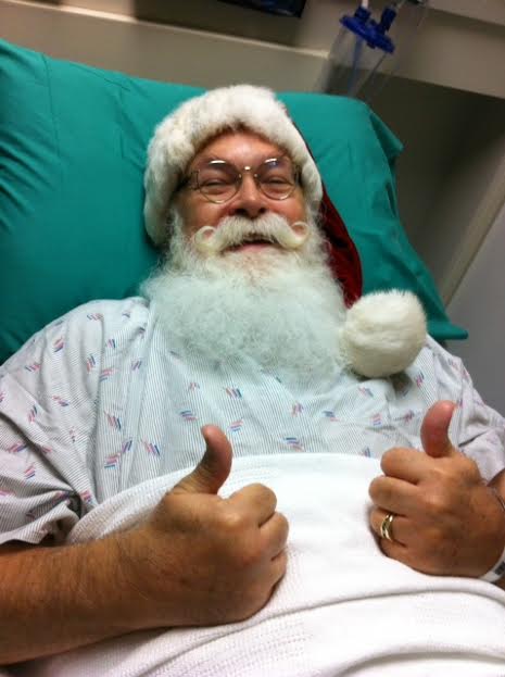 Santa going in for Baha System surgery