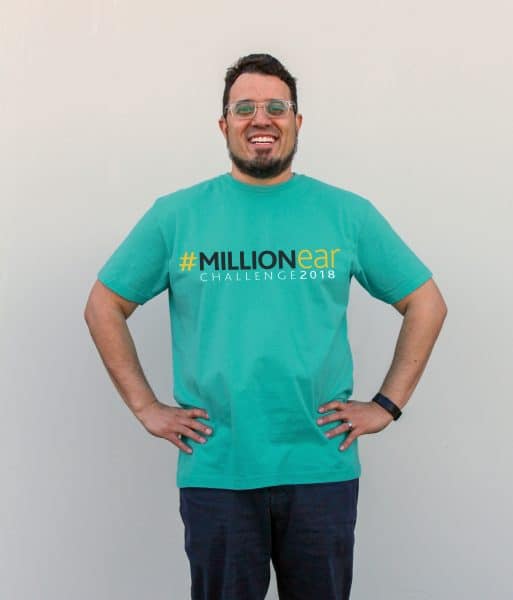#MillionEar Challenge 2018 T-Shirt