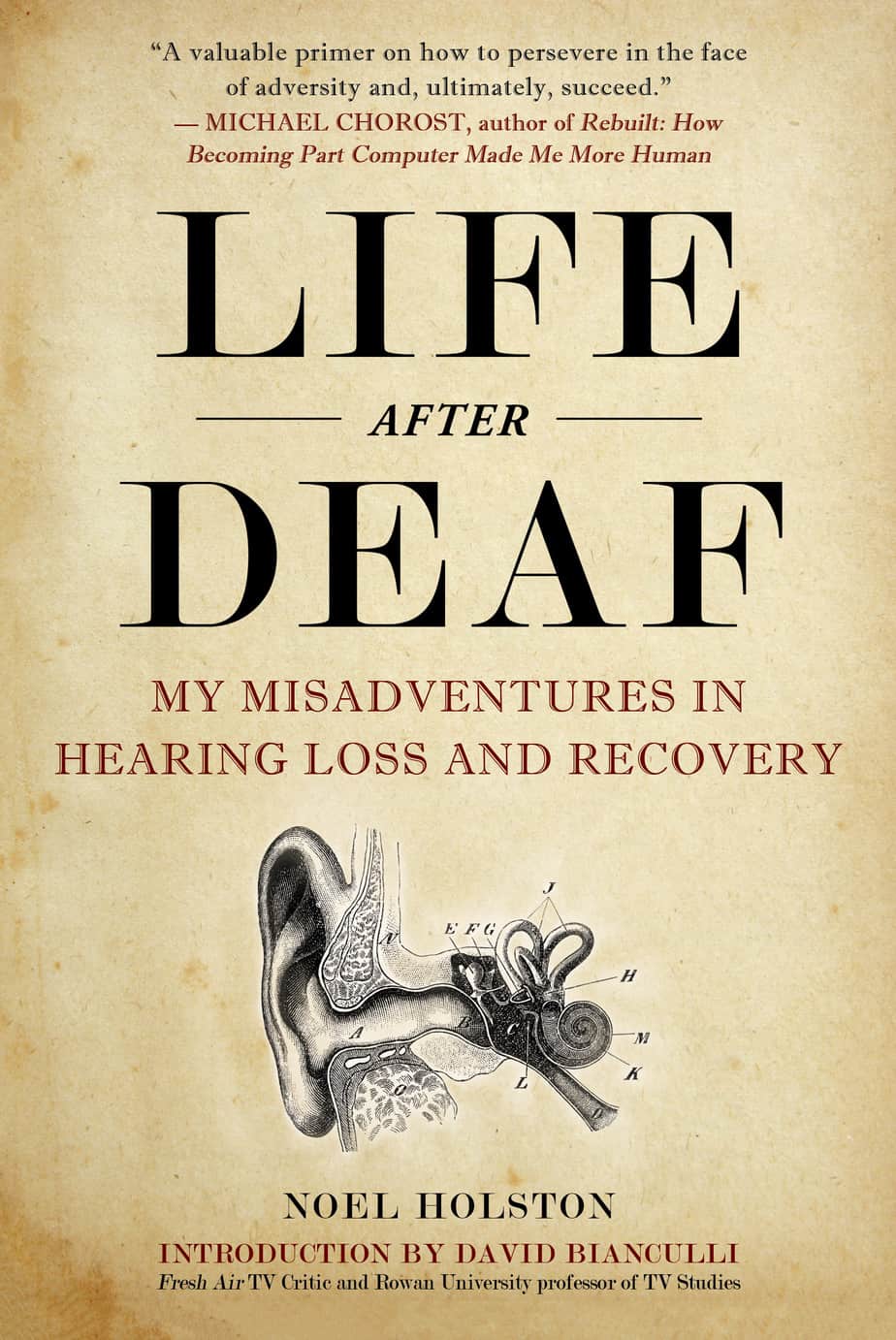 Noel's, who has sudden hearing loss, book cover